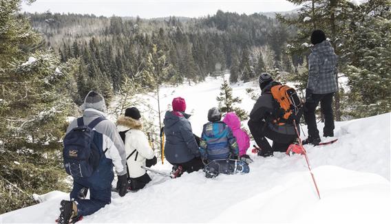 Raquette en sentier, Lanaudière