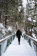 Randonnée hivernale, Lanaudière
