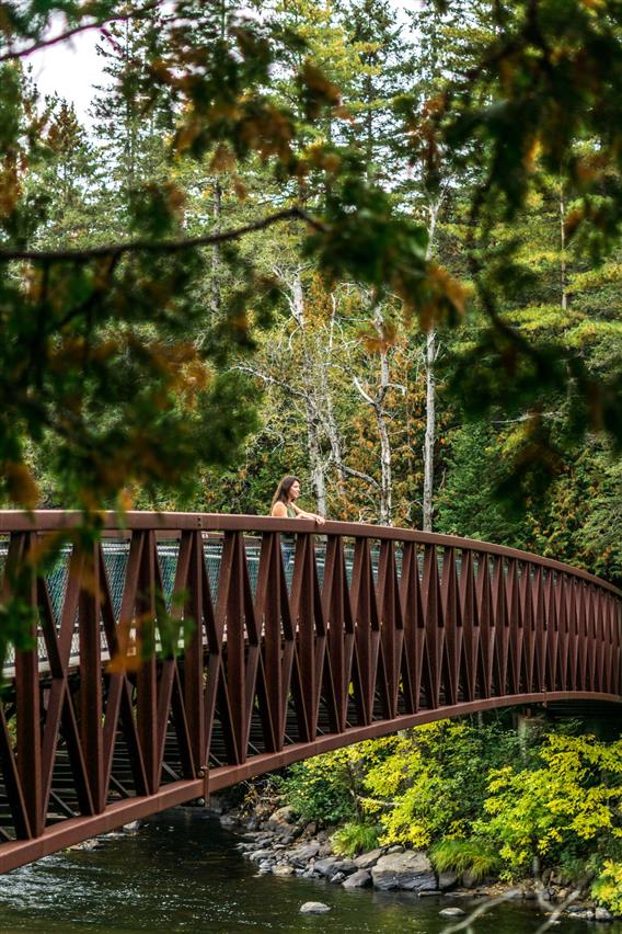 Pont au-dessus rivière, Lanaudière