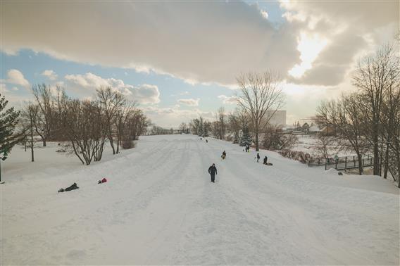 Patin, glissade, et raquette - Parc régional de l'île Lebel - 3