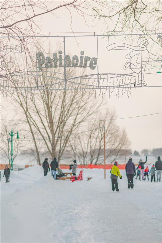 Patin, glissade, et raquette - Parc régional de l'île Lebel - 7