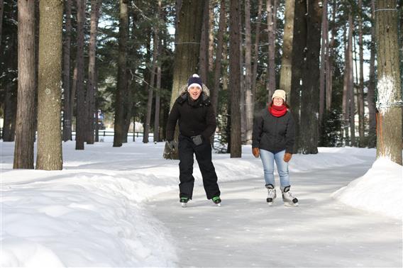 Patin glace, Lanaudière