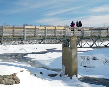 Passerelle Bastican, Mauricie