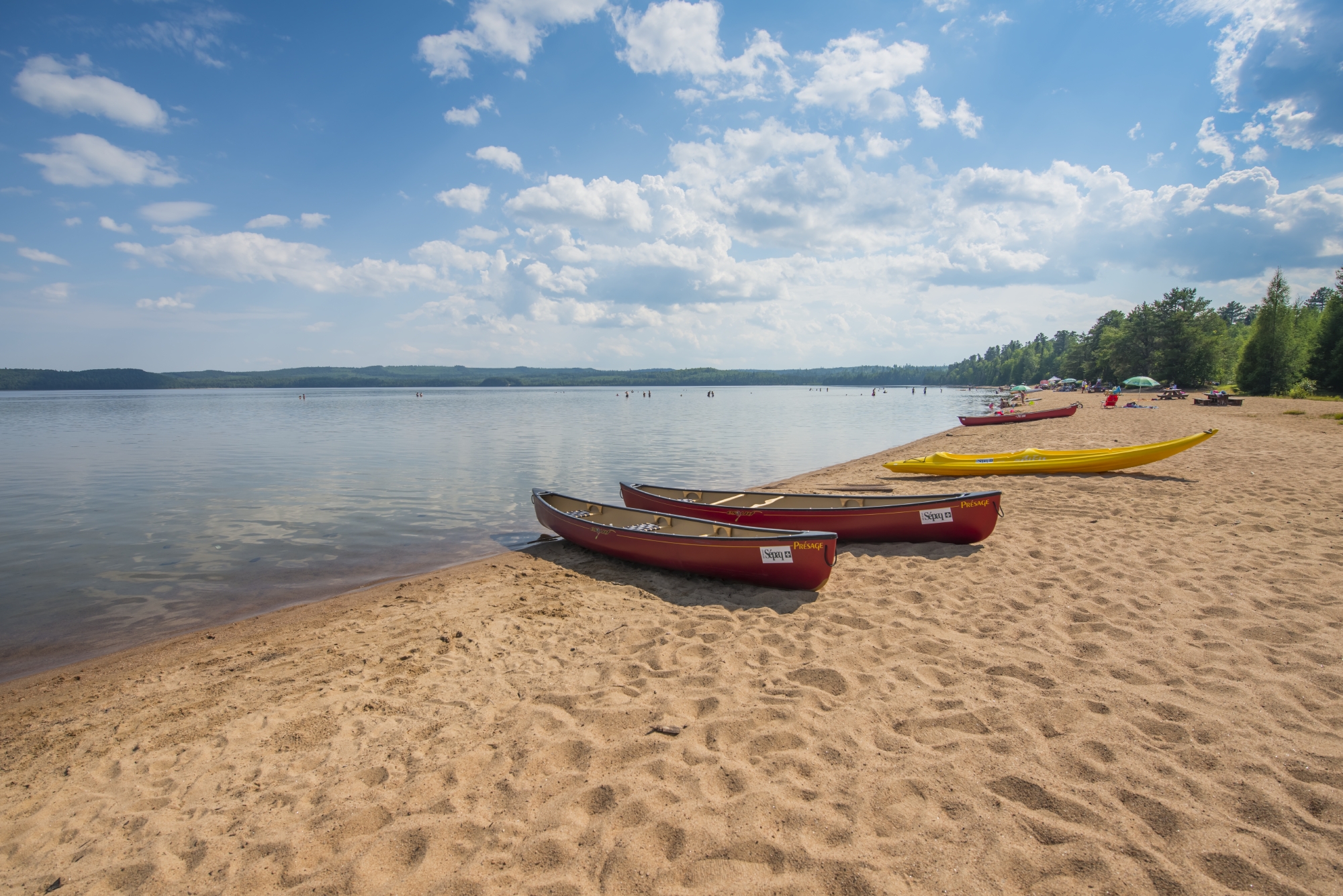 Rive de sable  du Lac-Normand