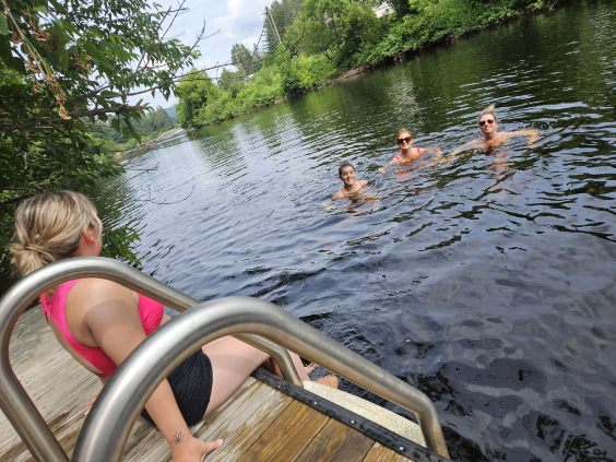 River swimming