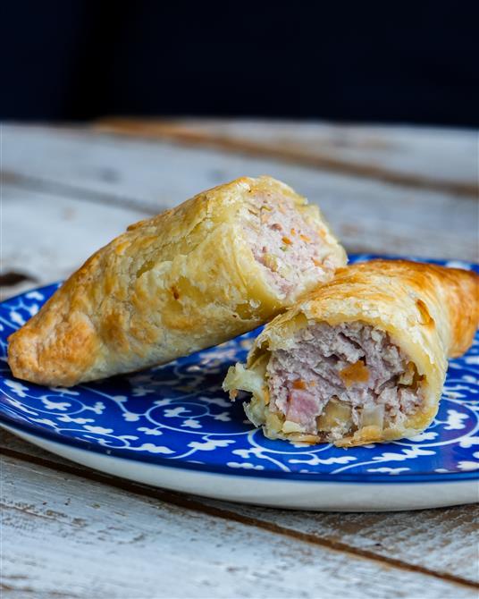 Roulée à la saucisse (&copy;Brûlerie Virgin Hill)