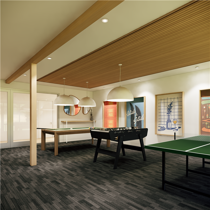 Salle de jeux  (&copy;Centre de Villégiature Jouvence)