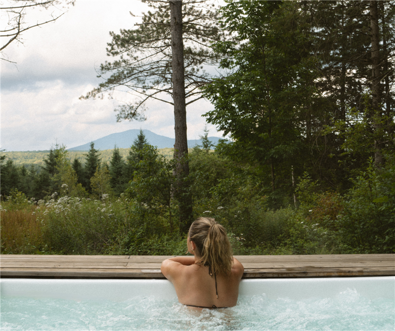 Spa avec vue sur le mont Ham (&copy;Coconutlulaby)