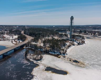 Parc de l'Île Melville hiver