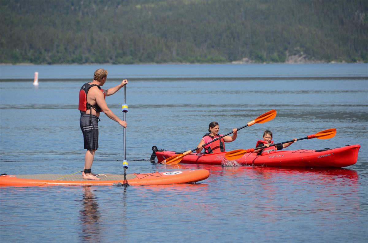 Centre de plein air du Lac des Rapides, Plage, Sept-Îles