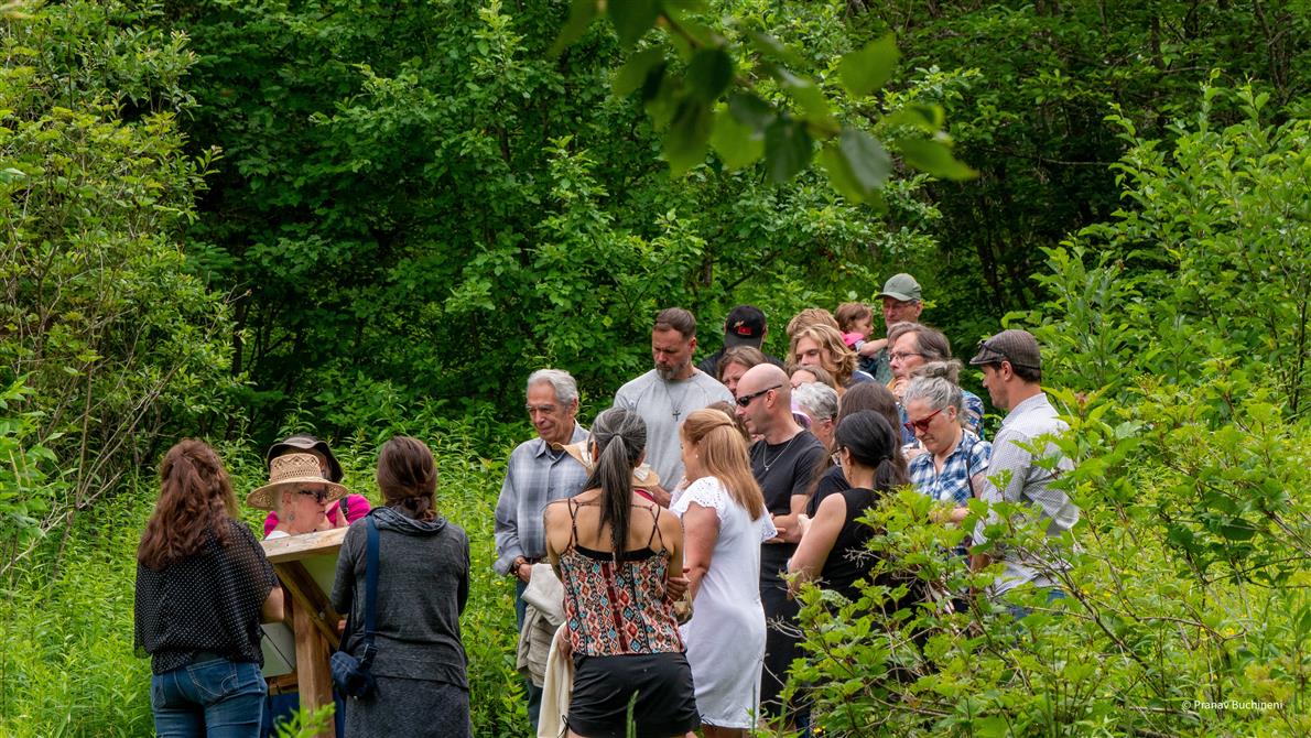Visite guidée du parcours Malvina Autrefois (&copy;Pranav Buchineni)