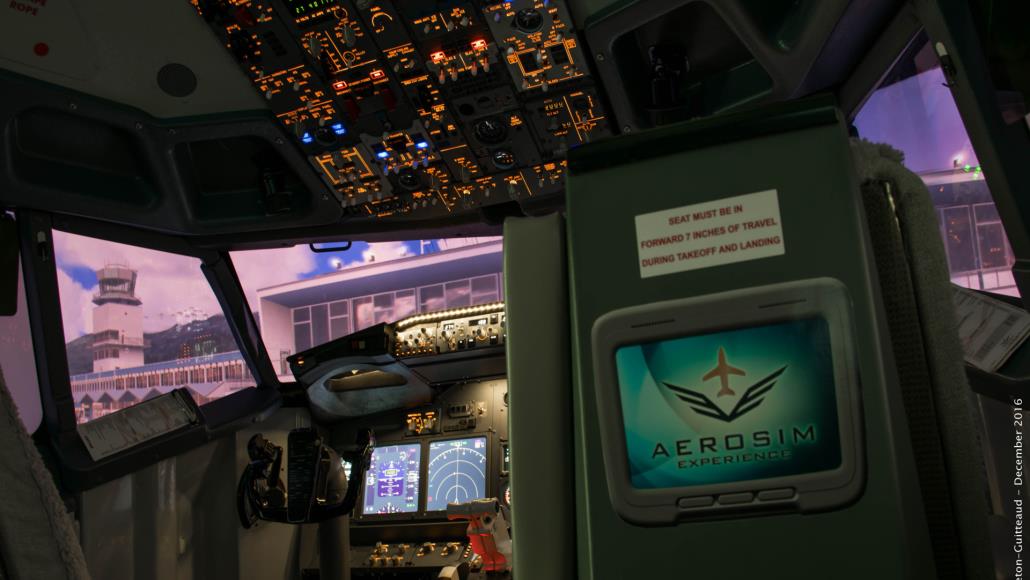 Un simulateur de vol en plein centre-ville de Montréal
