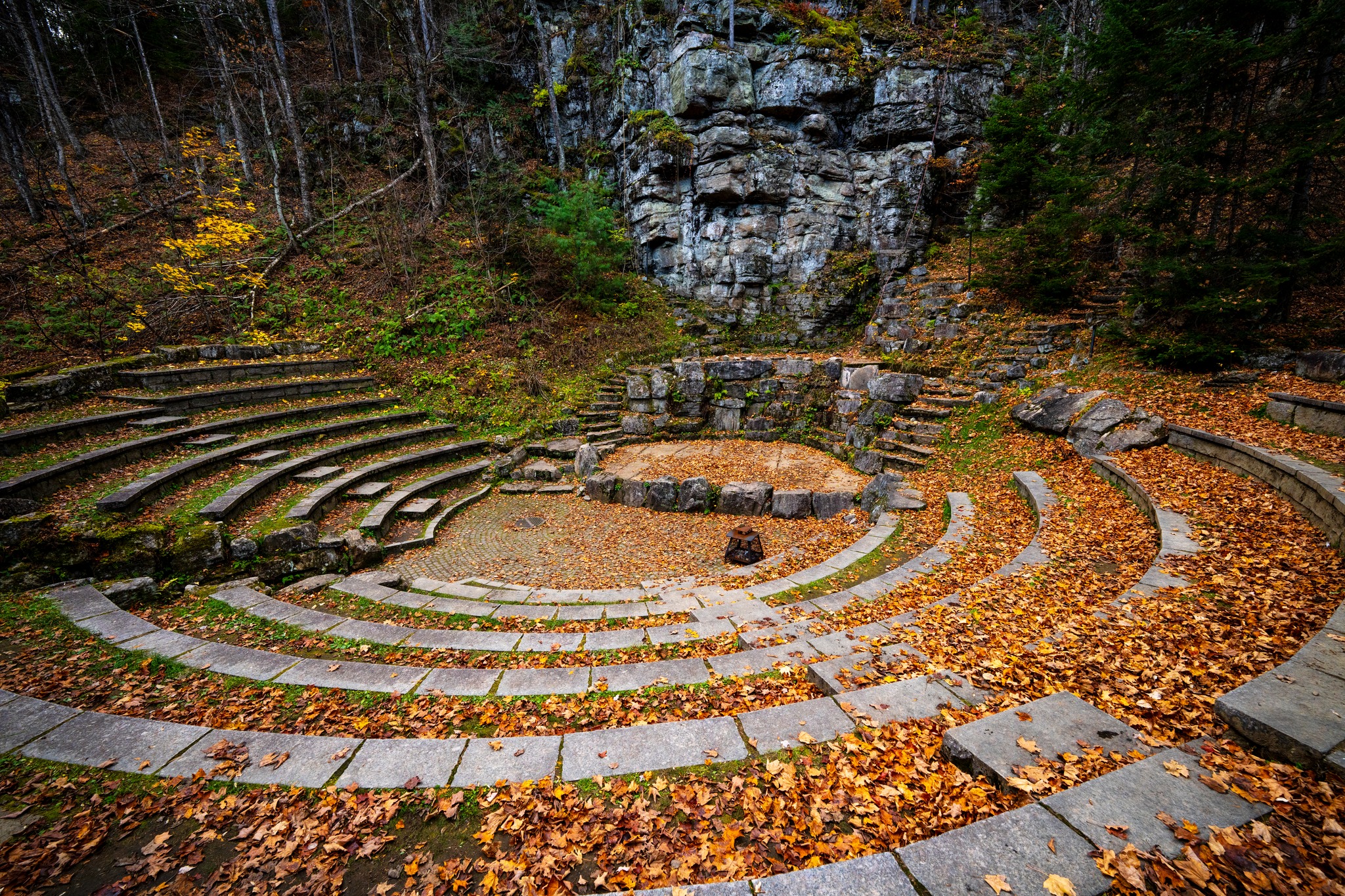 amphithéatre au coeur de la foret