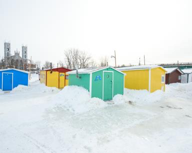 Les cabanes de pĂȘche