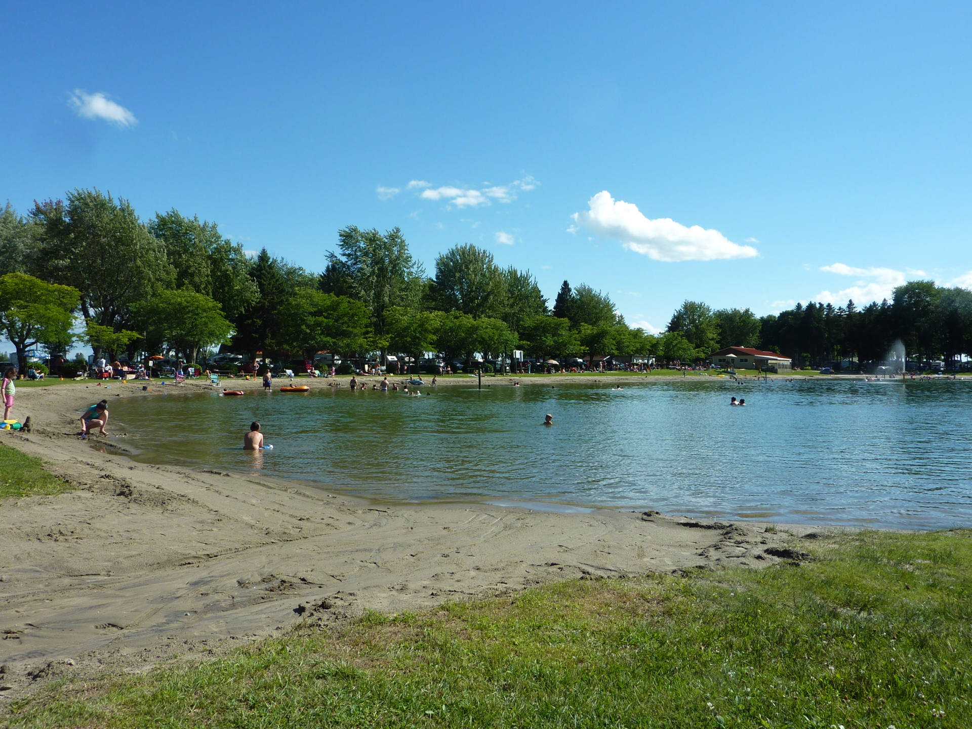 Plage du camping Laliberté