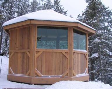 Gazébo du sentier Cap pointu