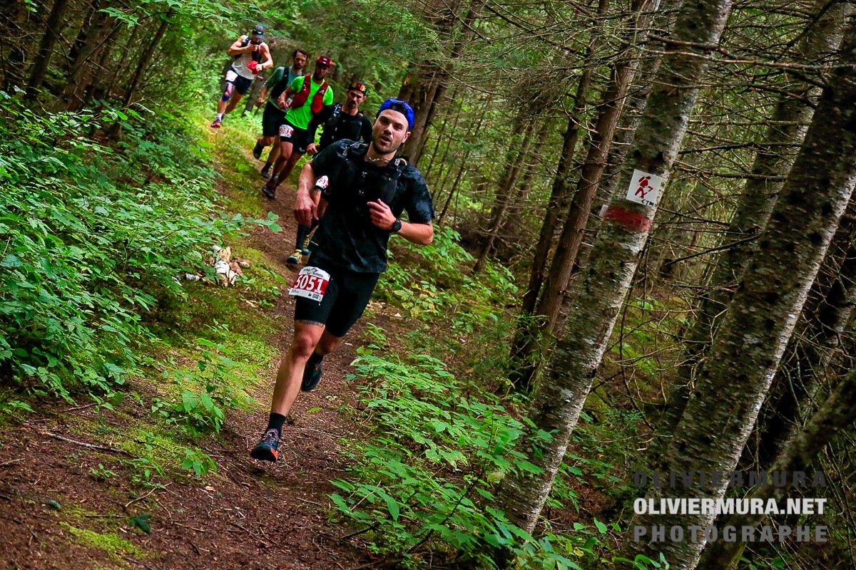 course en sentier- trail chute du diable