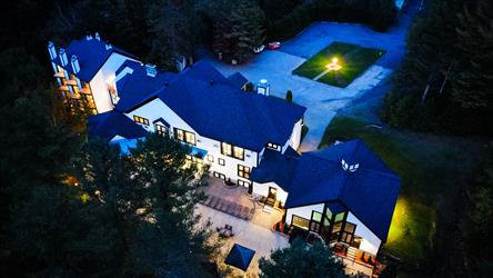 domaine du lac long vue de nuit