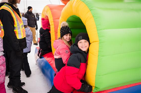 Jeux gonflables Féerie d'hiver 