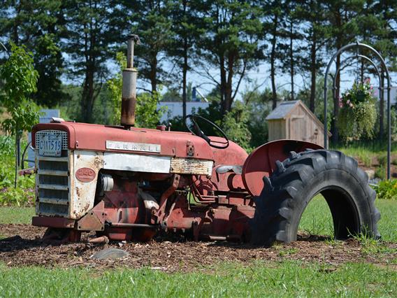 Tracteur enfoui