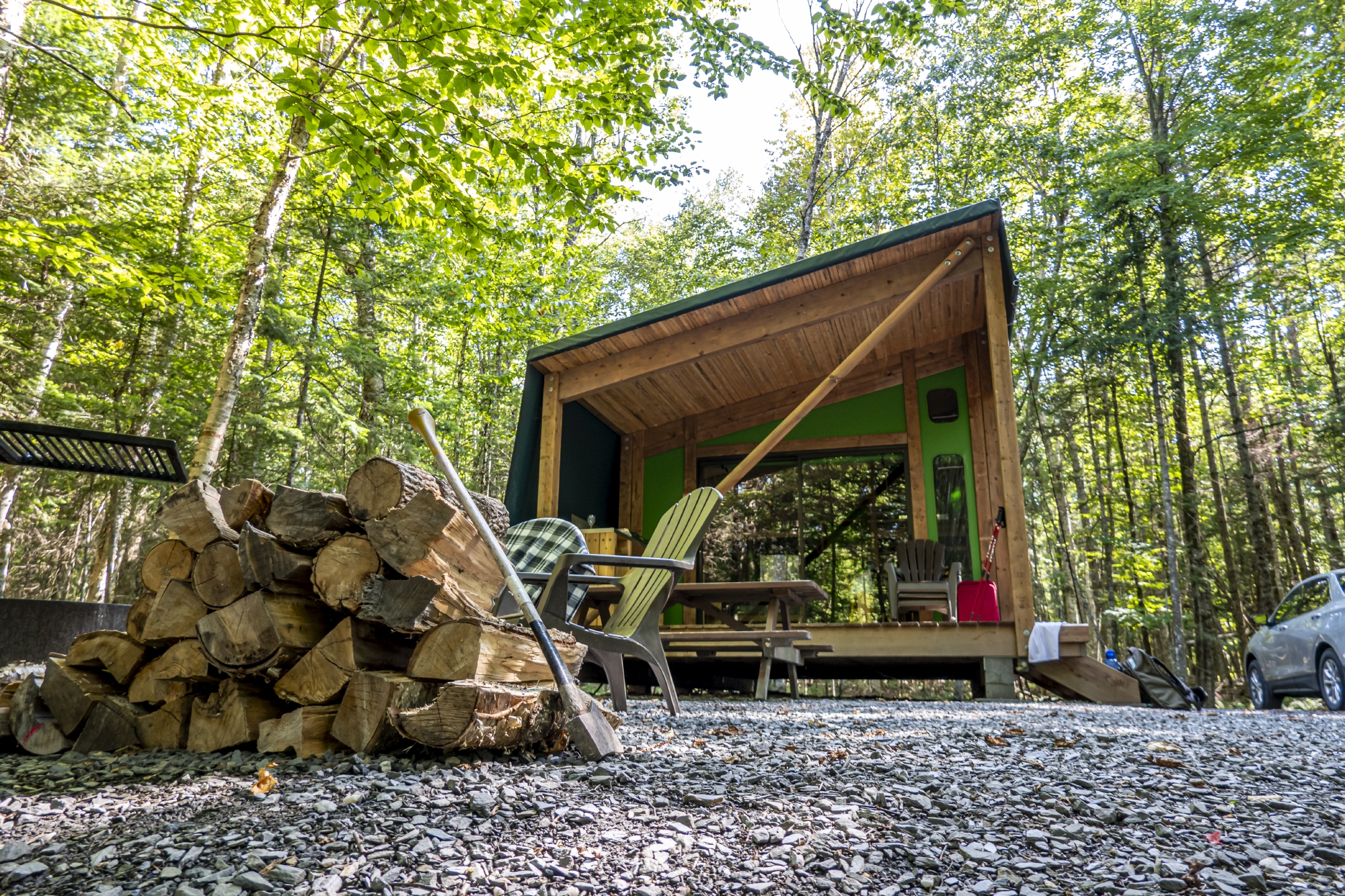 Yourte et prêt-à-camper - Parc national du Mont-Tremblant - 1