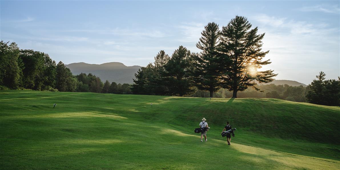 Vue du terrain de golf (&copy;Mont-Orford)