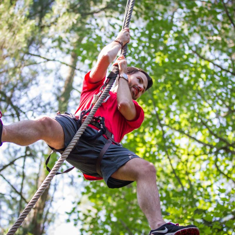 Le Parcours d’hébertisme aérien du Domaine Vert (Mirabel)
