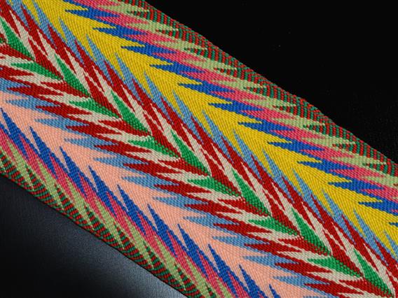 Ceinture fléchée au motif dit Acadien
