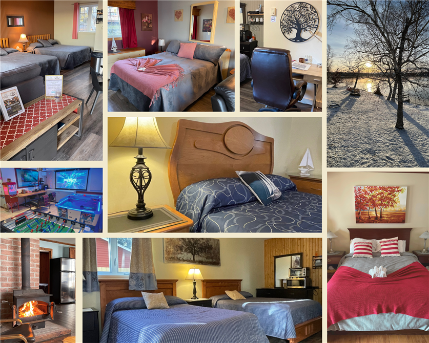 Nos chambres en images! (&copy;Auberge et chalets sur le Lac)