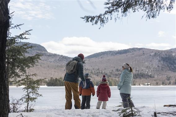 Raquette - Parc national du Mont-Tremblant -1