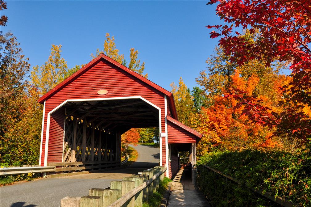 Pont couvert (&copy;Laurence - Tourisme Drummondville)