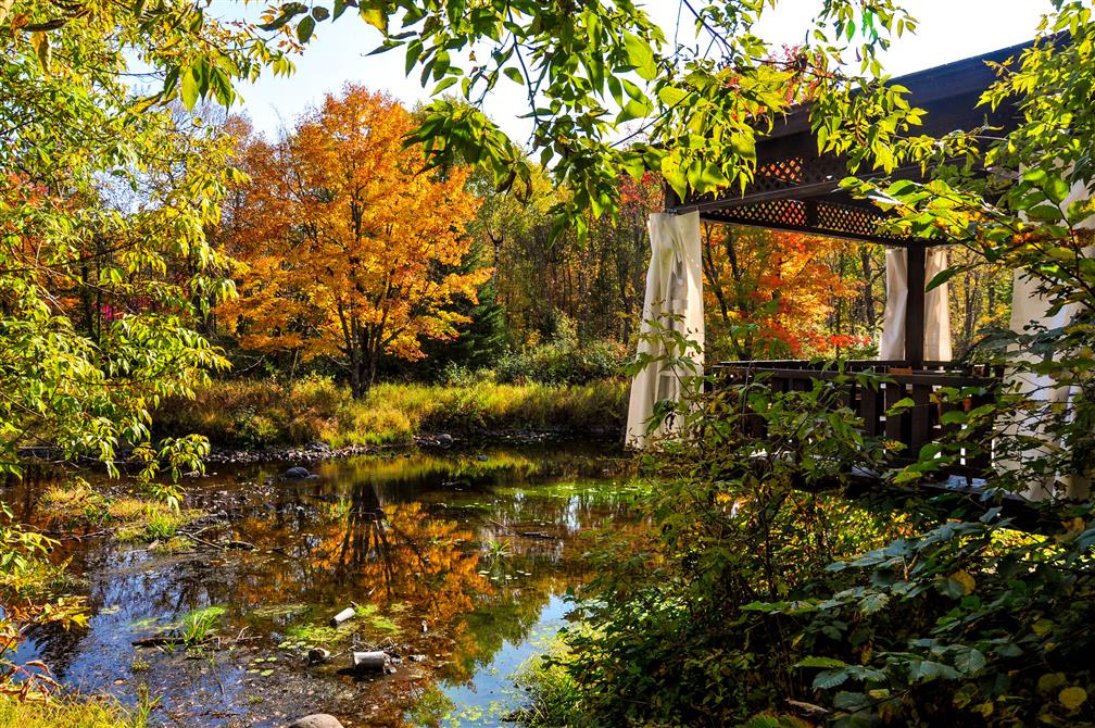 Gazébo (&copy;Laurence - Tourisme Drummondville)