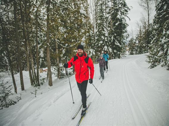 Ski de fond au parc des Pionniers