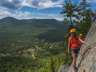 La via ferrata et ses paysages grandioses à couper le souffle