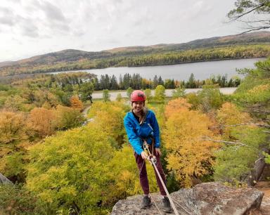 Escalade de roche Trois-Rives