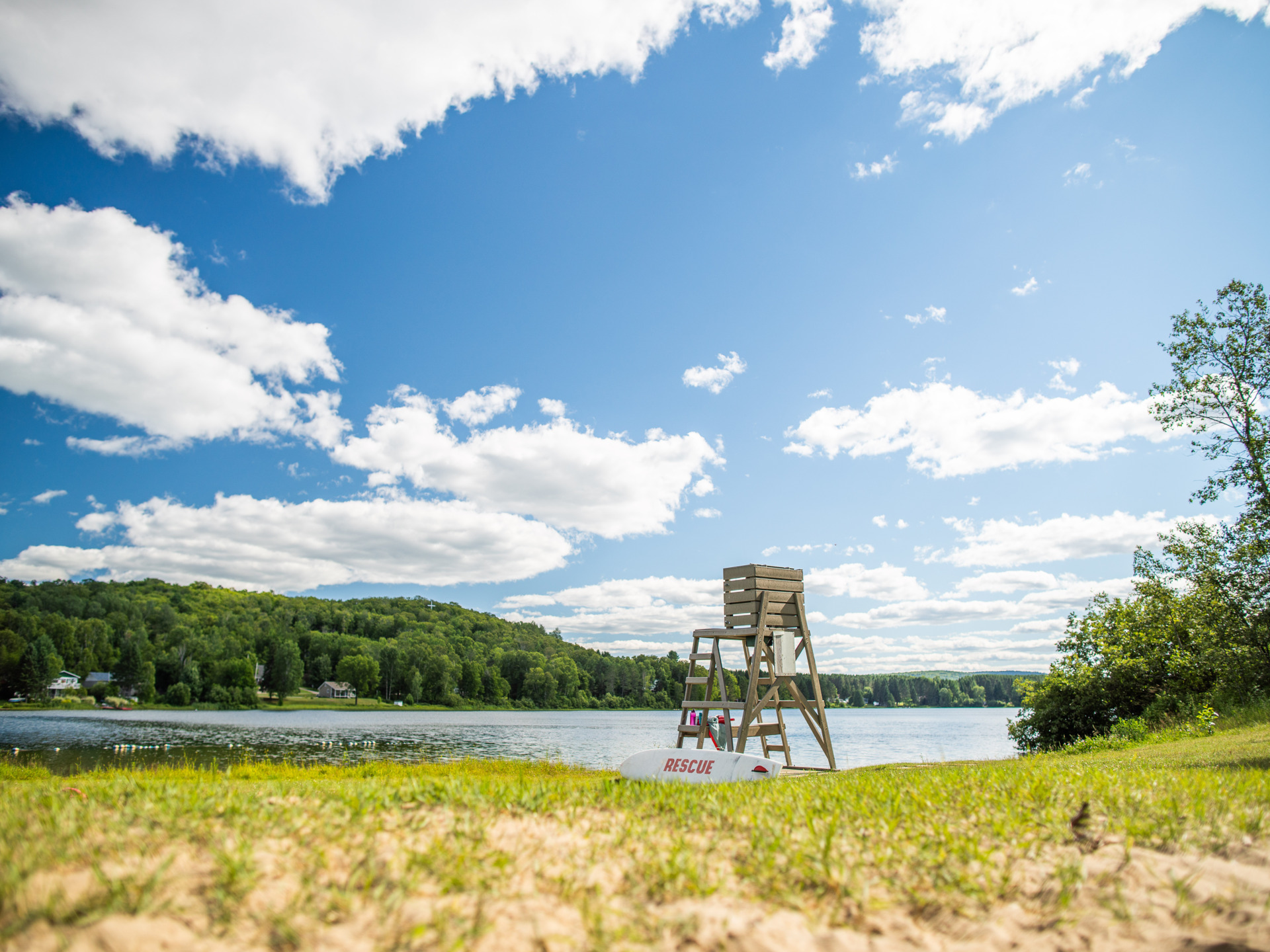 Plage municipale du lac des Sources