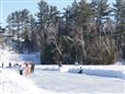 Patin, glissade et raquette - Lac Rawdon et parc des Chutes Dorwin