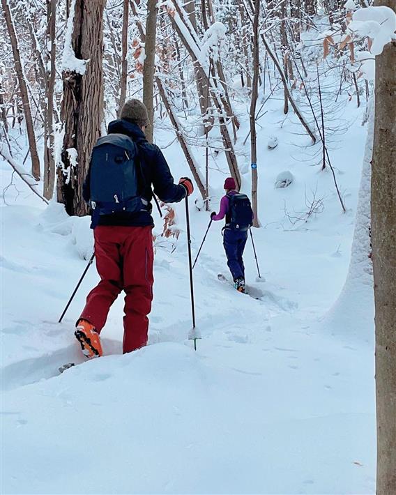 Ski de montagne - Parc régional de la forêt Ouareau - 3