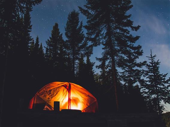 Camping sous un ciel étoilé