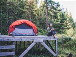 Canot-camping au Lac Lusignan